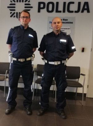 Policjanci WRD KPP Łódź Wschód, którzy zajęli II miejsce