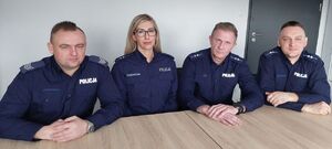 Dzielnicowi z Posterunku Policji w Andrespolu.