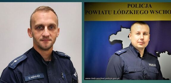 Dzielnicowi z Komisariatu Policji w Tuszynie.