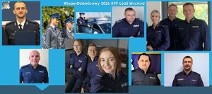 Dzielnicowi z Komendy Powiatowej Policji powiatu Łódzkiego Wschodniego.