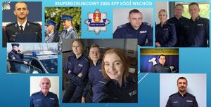 Dzielnicowi z Komendy powiatowej Policji powiatu Łódzkiego Wschodniego.