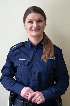 młodszy aspirant Anna Wasiak.