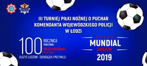 Plakat III Turnieju piłki nożnej